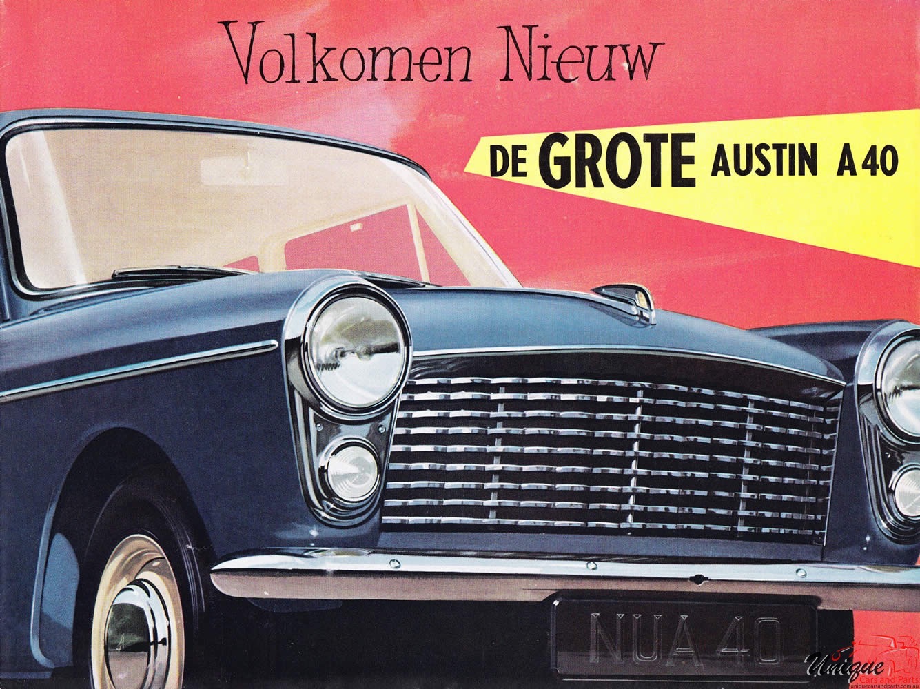 1959 Austin A40 (Netherlands) Brochure